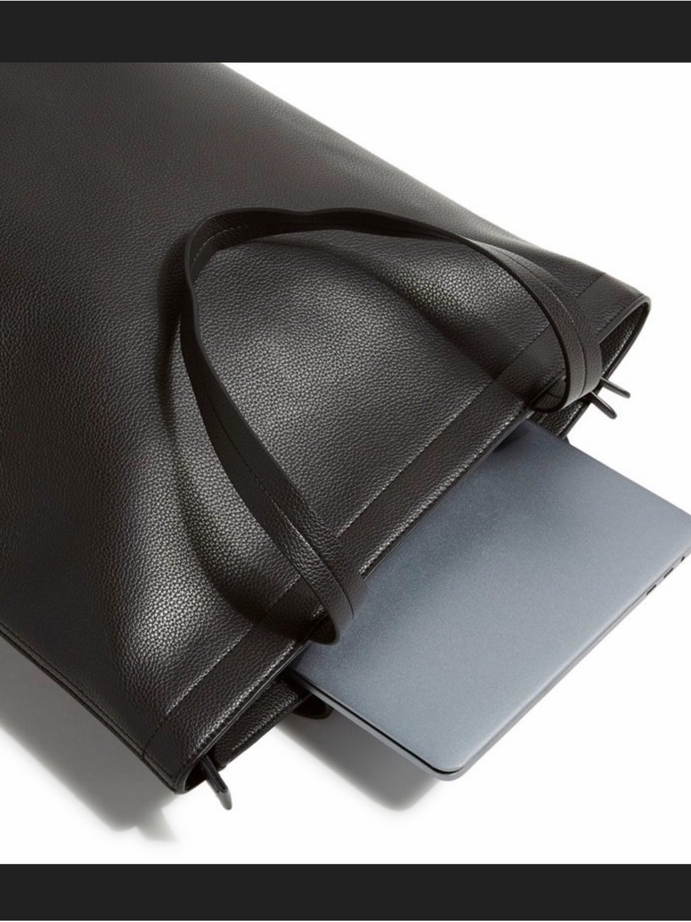 [Vera Bradley] NWT Vegan Leather Large North South Tote Bag - Moonless Night